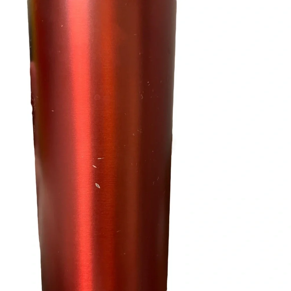 Starbucks Venti 24oz Stainless Steel Cold Cup Maroon Burgundy Matte